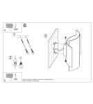 Wall lamps - Sollux Wall lamp IMPACT black SL.0858 - product 6