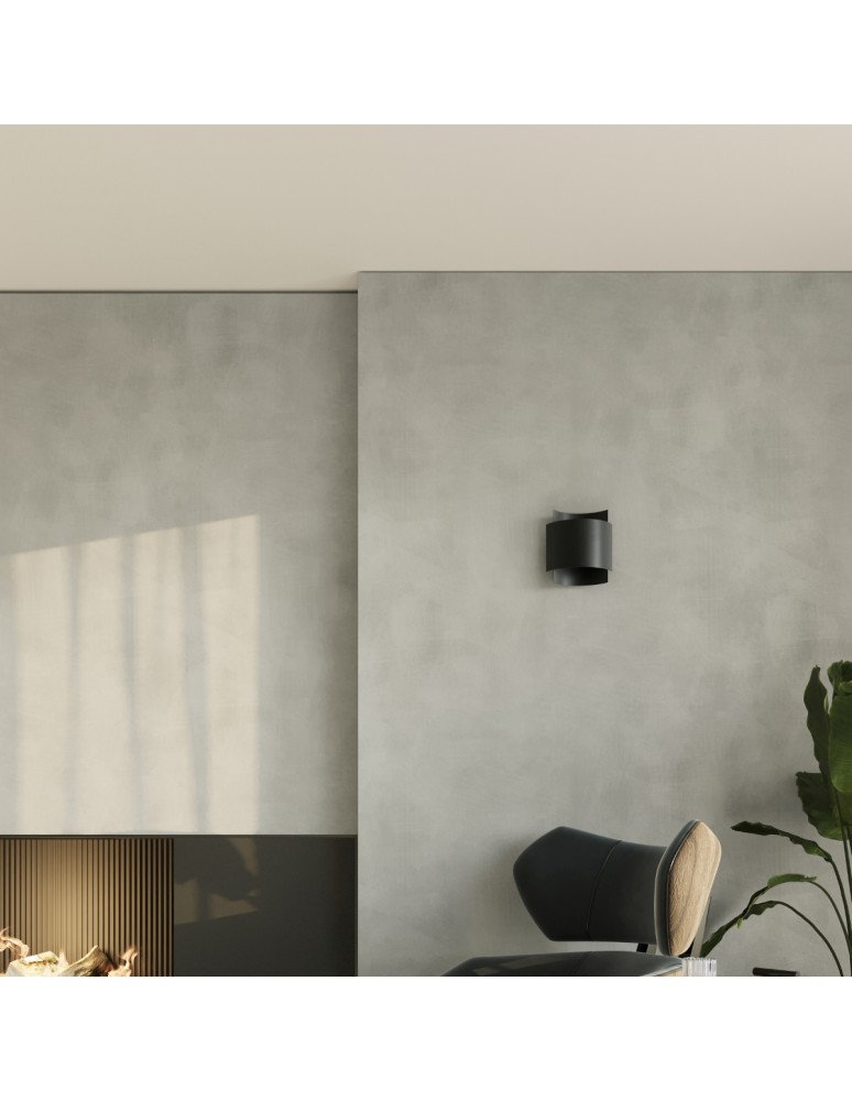 Wall lamps - Sollux Wall lamp IMPACT black SL.0858 - product kolory-swiatla.pl 7