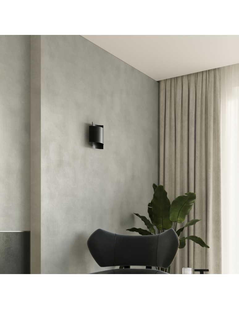 Wall lamps - Sollux Wall lamp IMPACT black SL.0858 - product kolory-swiatla.pl 8