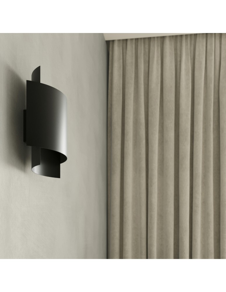Wall lamps - Sollux Wall lamp IMPACT black SL.0858 - product kolory-swiatla.pl 9