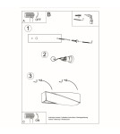 Wall lamps - Sollux Wall lamp SIGMA gray SL.0869 - product 5