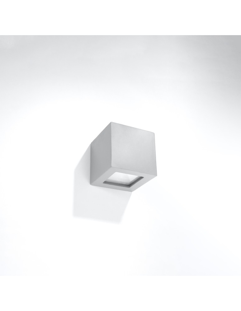 Wall lamps - Sollux LEO ceramic wall lamp grey SL.0871 - product kolory-swiatla.pl 2