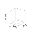 Wall lamps - Sollux LEO ceramic wall lamp grey SL.0871 - product 4