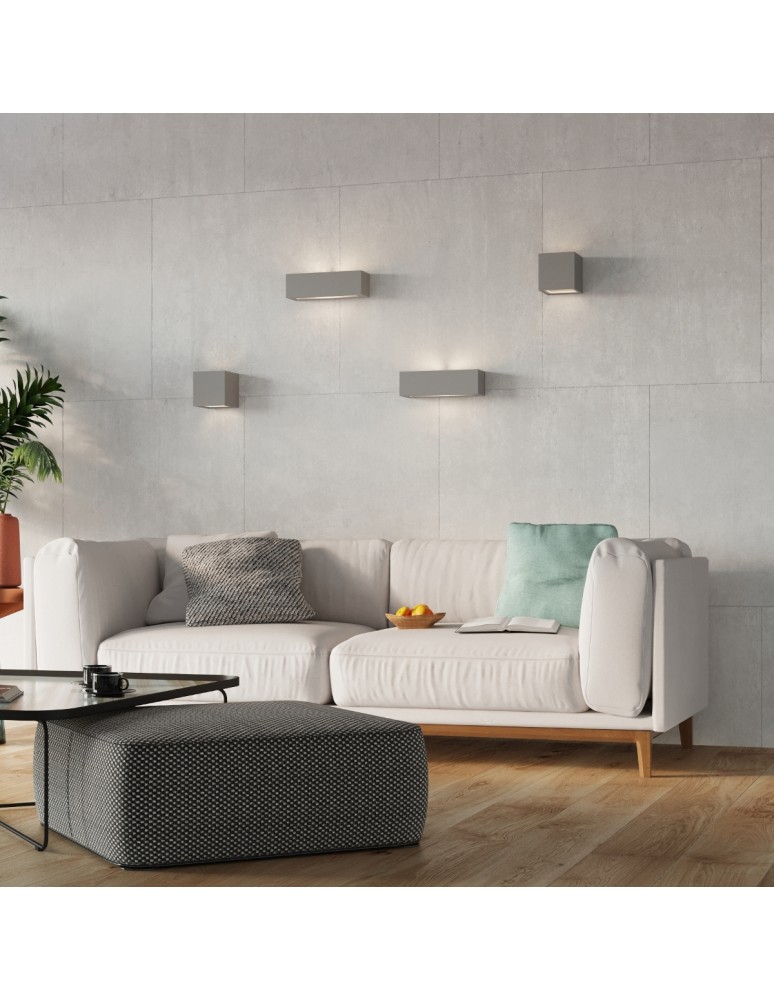 Wall lamps - Sollux LEO ceramic wall lamp grey SL.0871 - product kolory-swiatla.pl 6