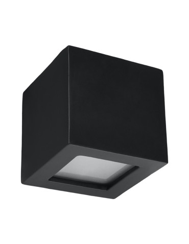 Sollux LEO ceramic wall lamp black SL.0872
