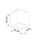 Wall lamps - Sollux LEO ceramic wall lamp black SL.0872 - product 4