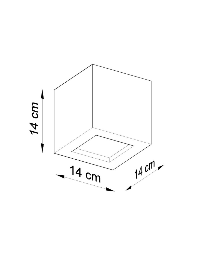 Wall lamps - Sollux LEO ceramic wall lamp black SL.0872 - product kolory-swiatla.pl 4