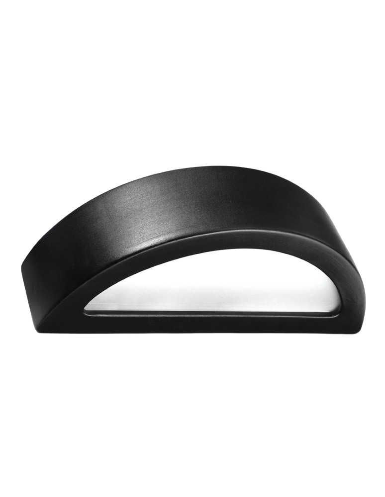 Wall lamps - Sollux ATENA ceramic wall lamp black SL.0874 - product kolory-swiatla.pl 1