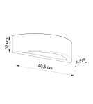 Wall lamps - Sollux ATENA ceramic wall lamp black SL.0874 - product 4