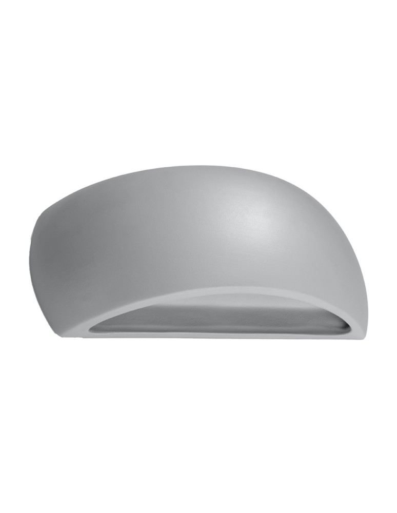 Wall lamps - Sollux PONTIUS ceramic wall lamp gray SL.0875 - product kolory-swiatla.pl 1