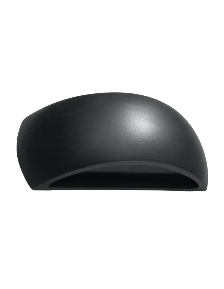 Wall lamps - Sollux PONTIUS ceramic wall lamp black SL.0876 - product kolory-swiatla.pl 1
