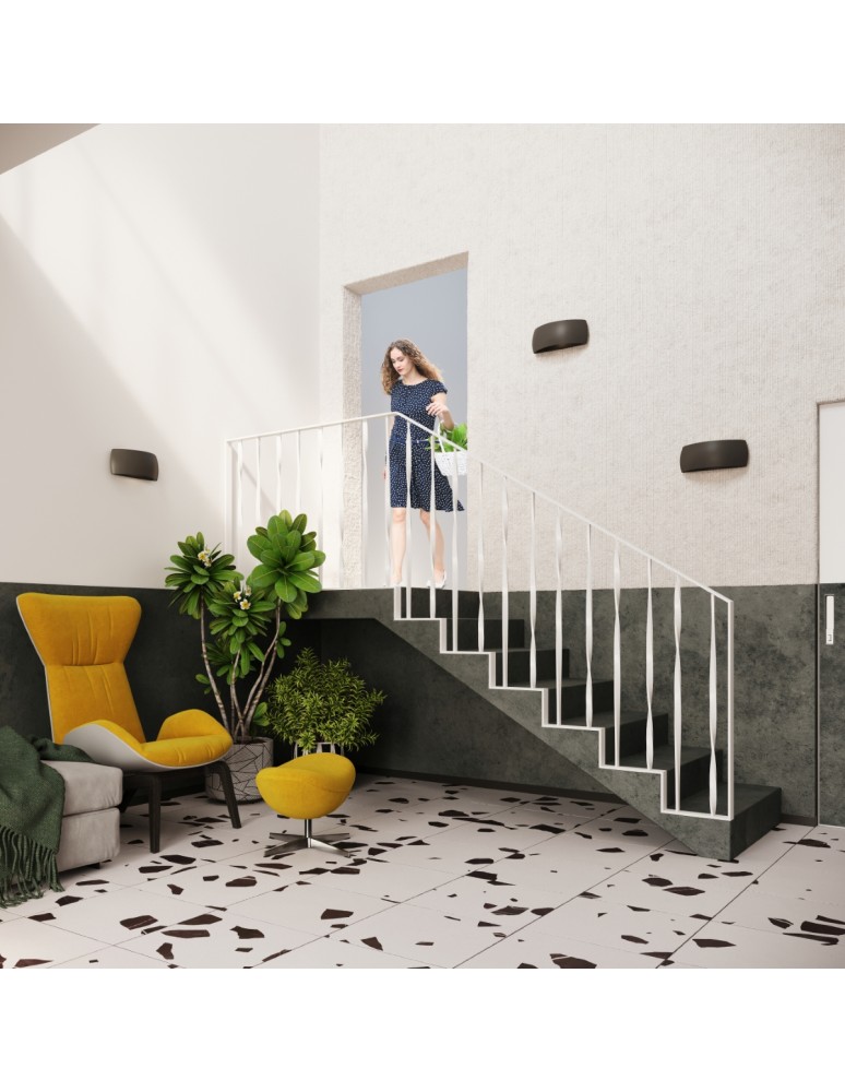 Wall lamps - Sollux PONTIUS ceramic wall lamp black SL.0876 - product kolory-swiatla.pl 7