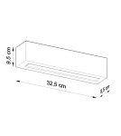 Wall lamps - Sollux VEGA ceramic wall lamp gray SL.0877 - product 4