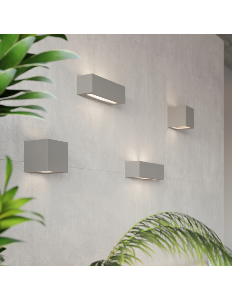 Wall lamps - Sollux VEGA ceramic wall lamp gray SL.0877 - product kolory-swiatla.pl 8