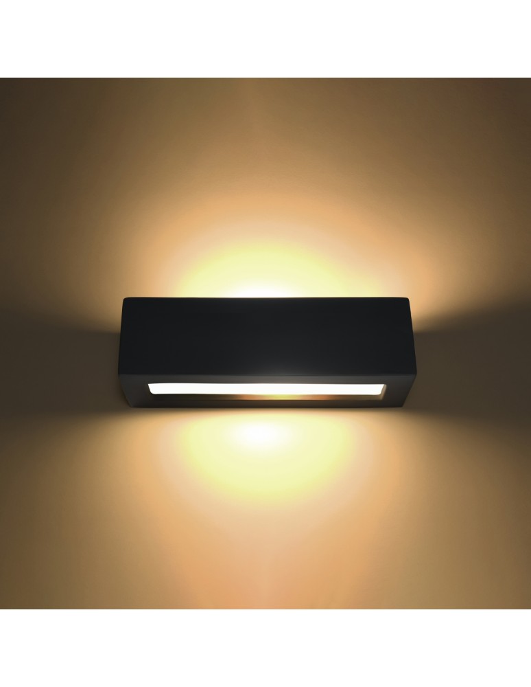 Sollux Kinkiet ceramiczny VEGA czarny SL.0878