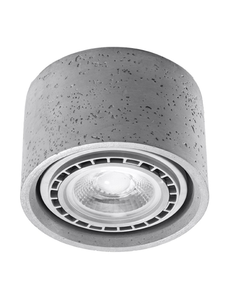 Ceiling lamps - Sollux Plafond BASIC 1 concrete SL.0881 - product kolory-swiatla.pl 1