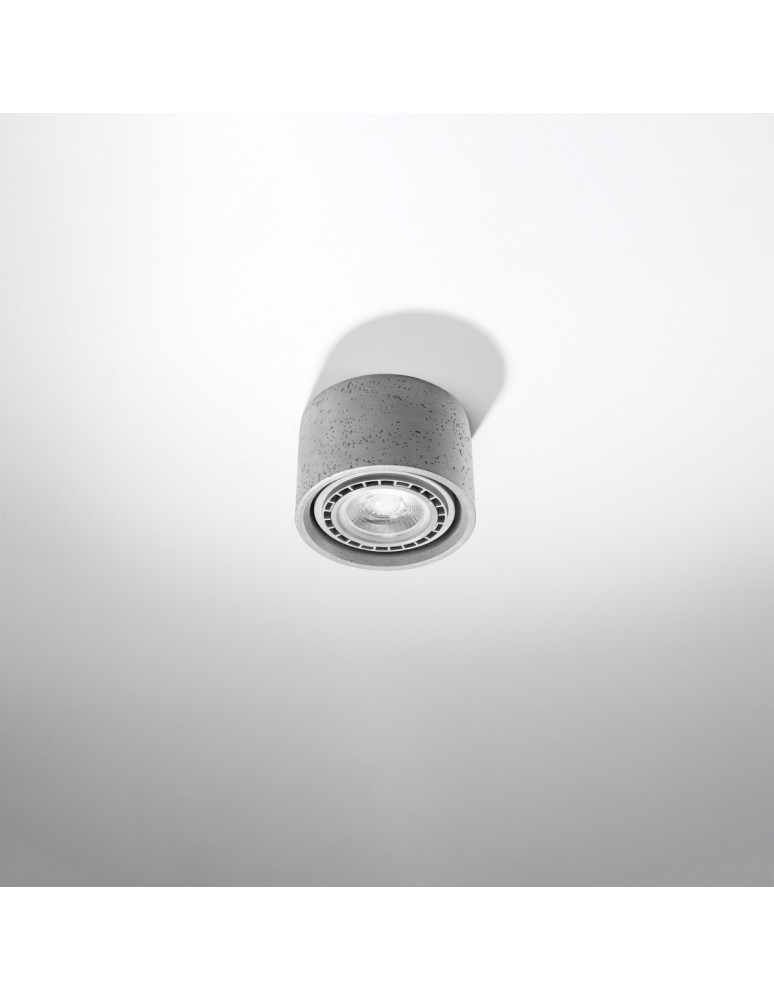 Ceiling lamps - Sollux Plafond BASIC 1 concrete SL.0881 - product kolory-swiatla.pl 2