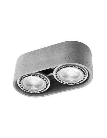 Sollux Plafond BASIC 2 concrete SL.0882