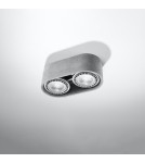 Ceiling lamps - Sollux Plafond BASIC 2 concrete SL.0882 - product 2