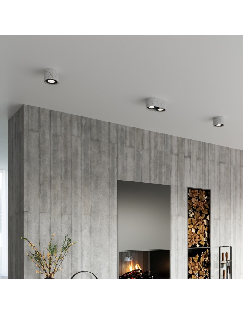 Ceiling lamps - Sollux Plafond BASIC 2 concrete SL.0882 - product kolory-swiatla.pl 6