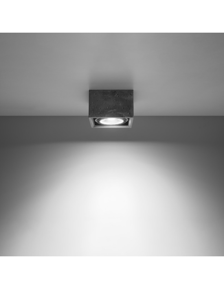 Ceiling lamps - Sollux Plafond QUATRO 1 concrete SL.0883 - product kolory-swiatla.pl 3
