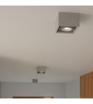 Ceiling lamps - Sollux Plafond QUATRO 1 concrete SL.0883 - product 8