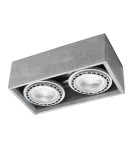 Ceiling lamps - Sollux Plafond QUATRO 2 concrete SL.0884 - product 1