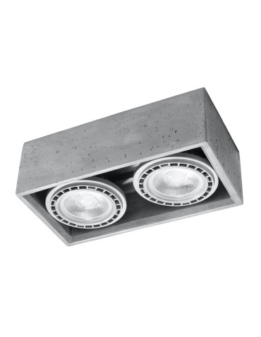 Sollux Plafond QUATRO 2 concrete SL.0884