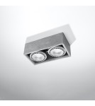 Ceiling lamps - Sollux Plafond QUATRO 2 concrete SL.0884 - product 2