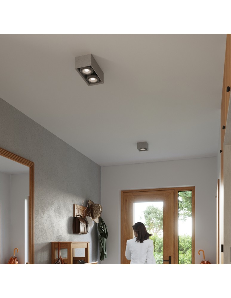 Ceiling lamps - Sollux Plafond QUATRO 2 concrete SL.0884 - product kolory-swiatla.pl 7