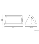 Outdoor wall lamps - SU-MA Nelly TO2008AL Wall lamp. - product 7