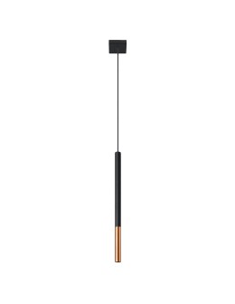 Sollux MOZAICA 1 black/copper pendant lamp SL.0888