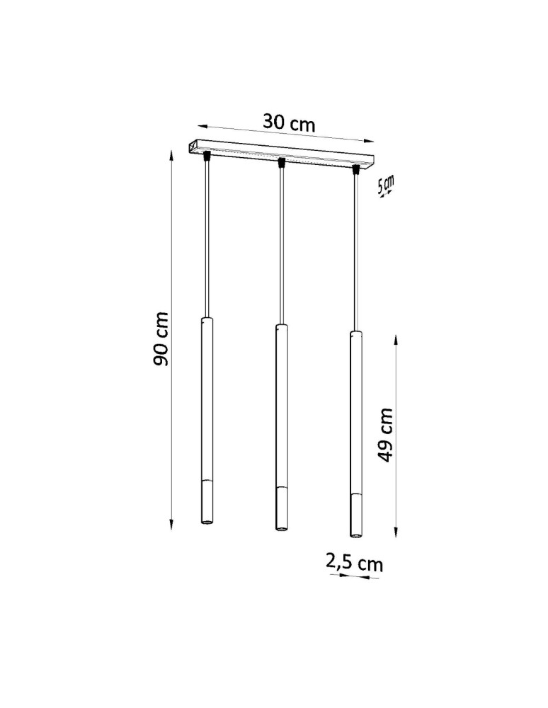 Sollux Lampa wisząca MOZAICA 3L czarny/miedź SL.0889 Sollux Lampa wisząca MOZAICA 3L czarny/miedź SL.0889