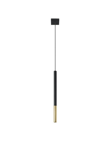 Sollux MOZAICA 1 black/gold pendant lamp SL.0891