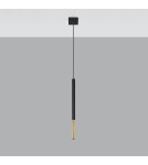 Pendant lamps - Sollux MOZAICA 1 black/gold pendant lamp SL.0891 - product 2