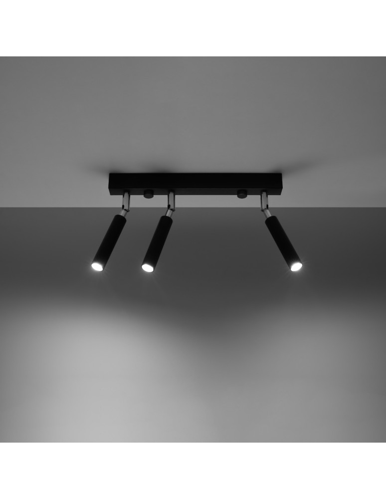 Ceiling lamps - Sollux Plafond EYETECH 3 black SL.0899 - product kolory-swiatla.pl 3