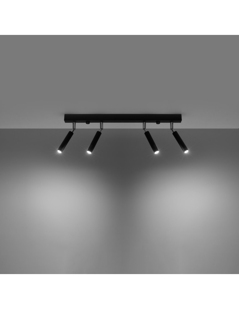 Ceiling lamps - Sollux Plafond EYETECH 4 black SL.0900 - product kolory-swiatla.pl 3