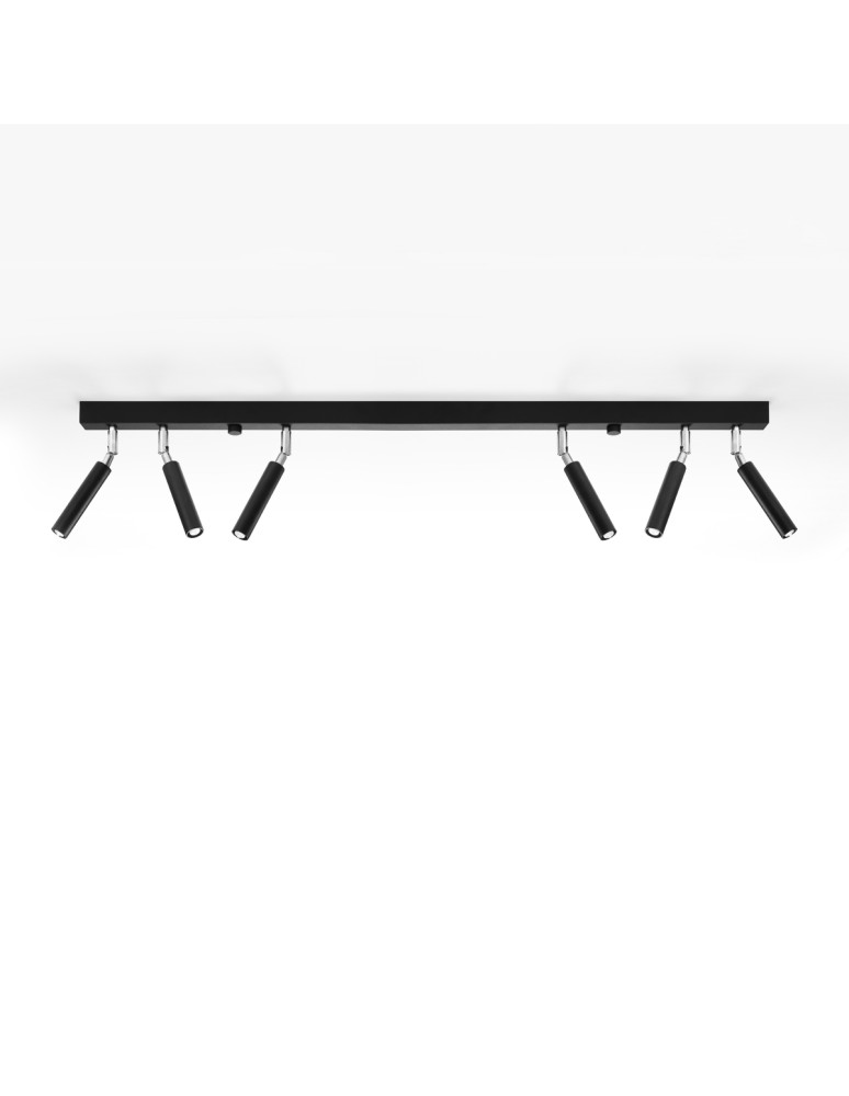 Ceiling lamps - Sollux Plafond EYETECH 6 black SL.0901 - product kolory-swiatla.pl 2