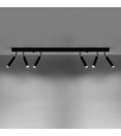 Ceiling lamps - Sollux Plafond EYETECH 6 black SL.0901 - product 3