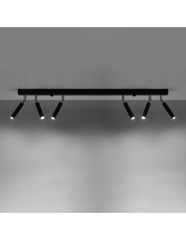 Ceiling lamps - Sollux Plafond EYETECH 6 black SL.0901 - product kolory-swiatla.pl 3