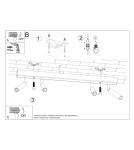 Ceiling lamps - Sollux Plafond EYETECH 4 white SL.0905 - product 5