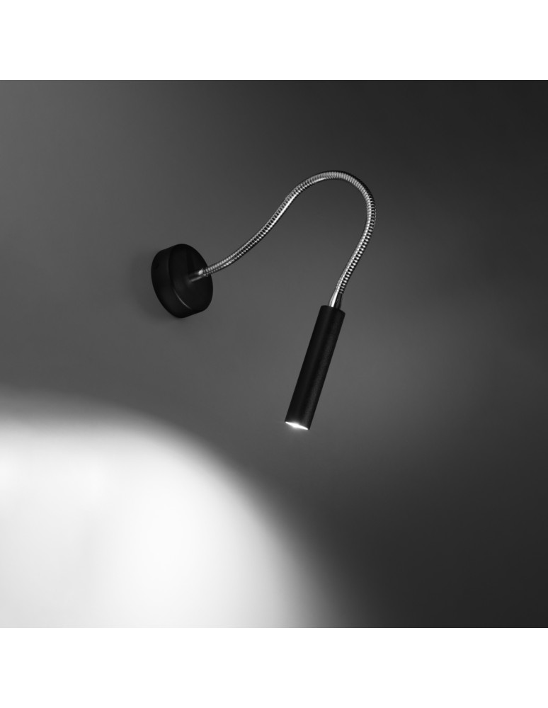 Wall lamps - Sollux Wall lamp AXIL black SL.0910 - product kolory-swiatla.pl 3