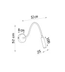 Wall lamps - Sollux Wall lamp AXIL black SL.0910 - product 4