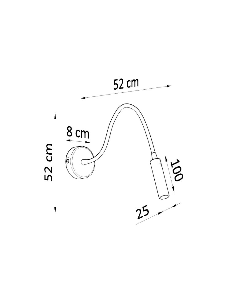 Wall lamps - Sollux Wall lamp AXIL black SL.0910 - product kolory-swiatla.pl 4