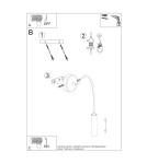 Wall lamps - Sollux Wall lamp AXIL black SL.0910 - product 5