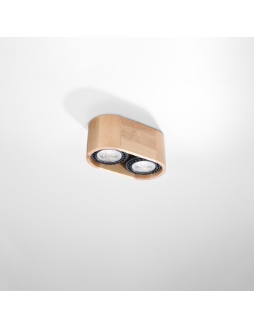 Sollux Plafond BASIC 2 natural wood SL.0914 - product 2