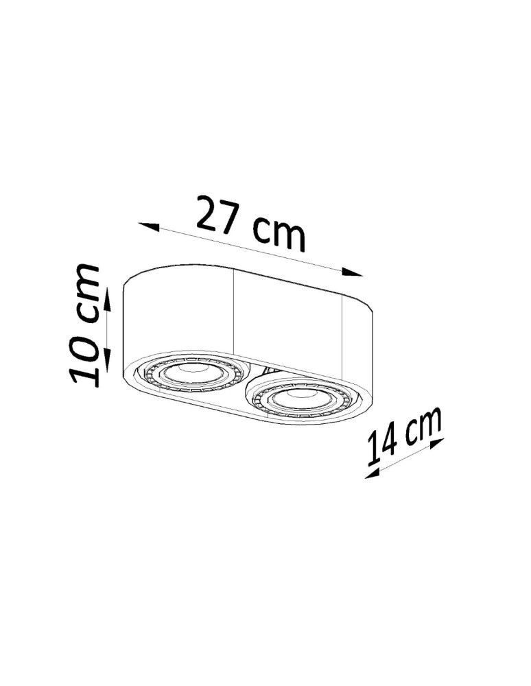 Ceiling lamps - Sollux Plafond BASIC 2 natural wood SL.0914 - product kolory-swiatla.pl 4