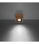 Sollux Plafon QUATRO 1 naturalne drewno SL.0915