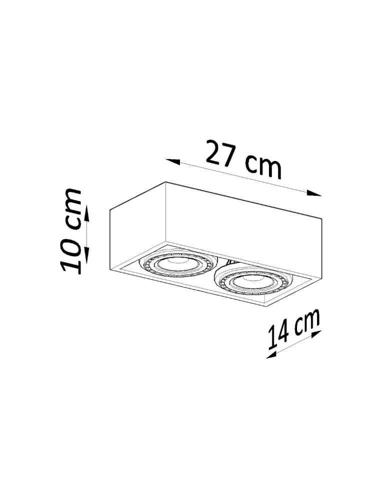 Ceiling lamps - Sollux Plafond QUATRO 2 natural wood SL.0916 - product kolory-swiatla.pl 4