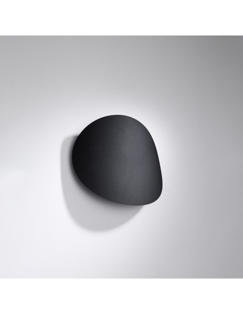 Wall lamps - Sollux Wall lamp SENSES black SL.0935 - product kolory-swiatla.pl 2